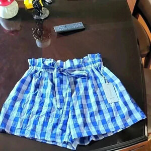 JOIE PLAID SHORTS